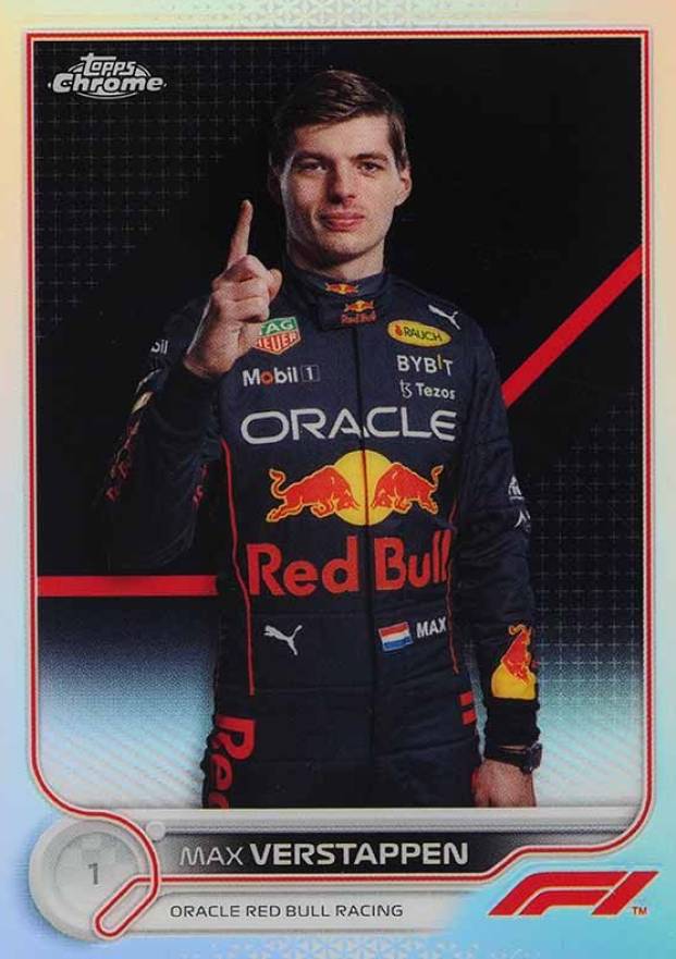 2022 Topps Chrome Formula 1 Max Verstappen #1 Other Sports Card