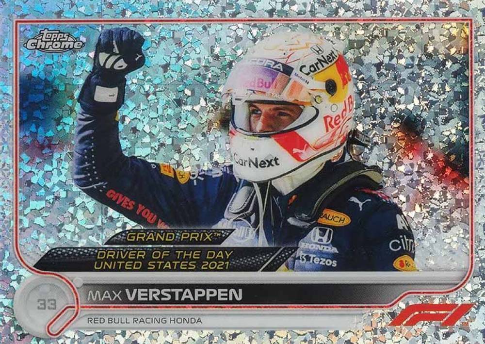 2022 Topps Chrome Formula 1 Max Verstappen #188 Other Sports Card