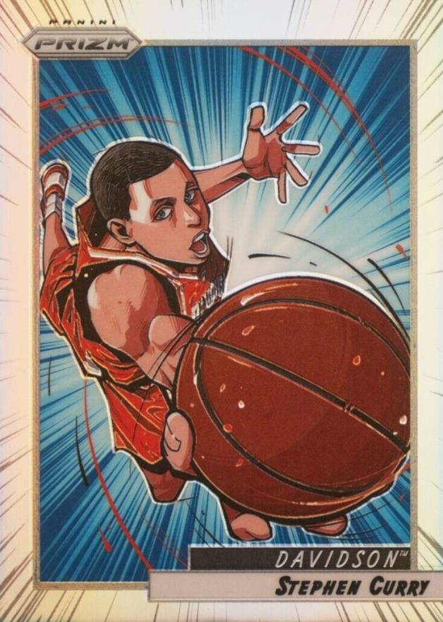 2022 Panini Prizm Draft Picks Manga Stephen Curry #MANSC Basketball Card