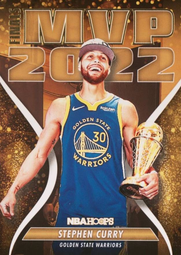 2022 Panini NBA Hoops Road to the Finals Stephen Curry #98 Basketball Card