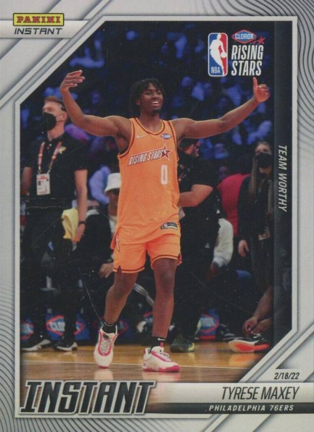 2021 Panini Instant Rising Stars Tyrese Maxey #31 Basketball Card