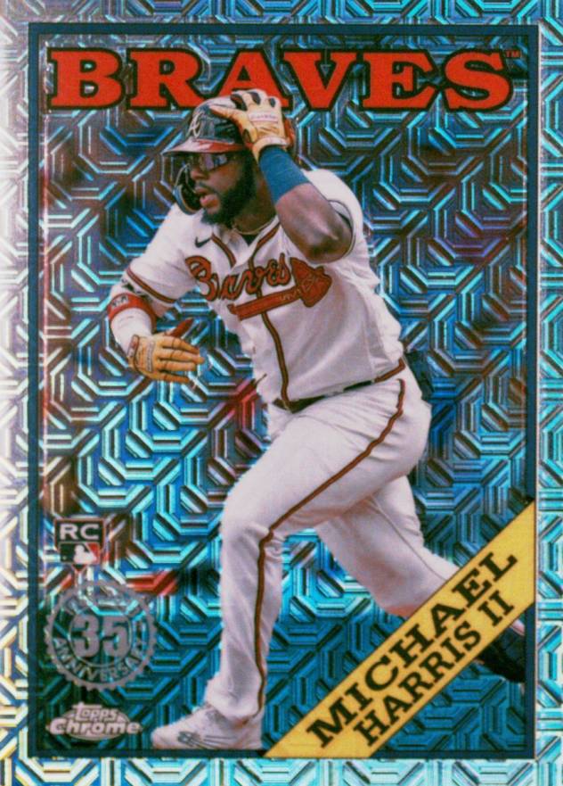 2023 Topps Silver Pack 1988 Chrome Promo Michael Harris II #T88C51 Baseball Card