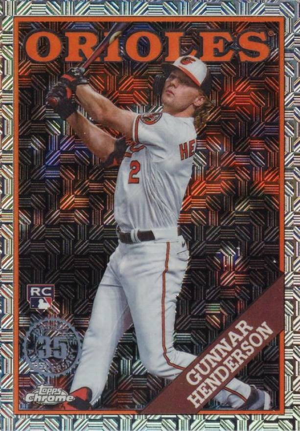 2023 Topps Silver Pack 1988 Chrome Promo Gunnar Henderson #2T88C28 Baseball Card