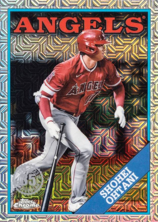 2023 Topps Silver Pack 1988 Chrome Promo Shohei Ohtani #2T88C25 Baseball Card