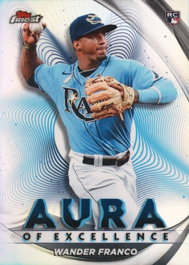 2022 Topps Finest Aura of Excellence Wander Franco #AEWF Baseball Card