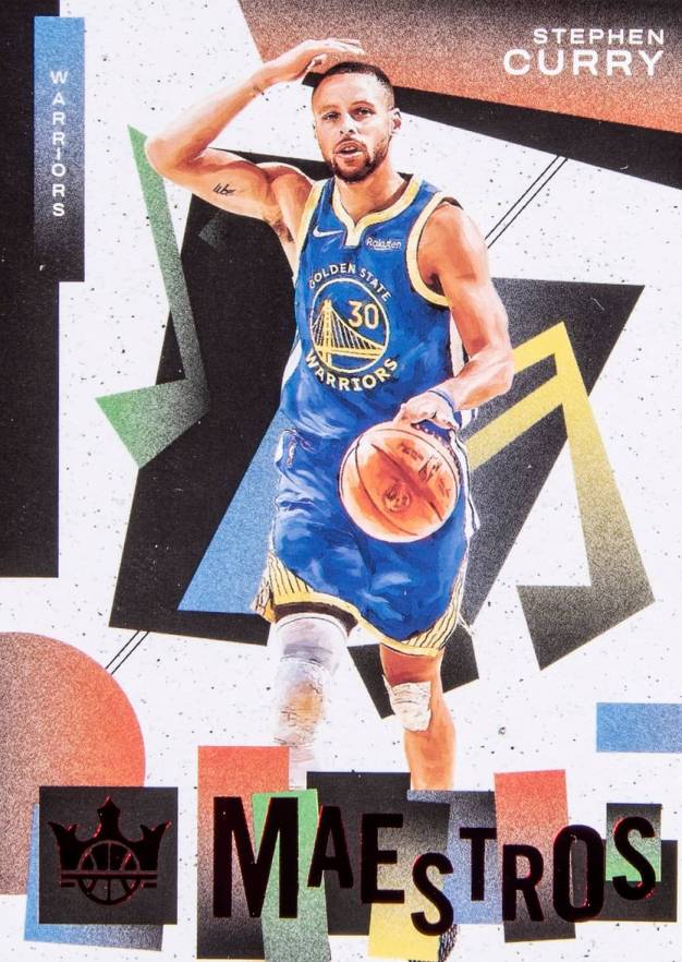 2021 Panini Court Kings Maestros Stephen Curry #5 Basketball Card