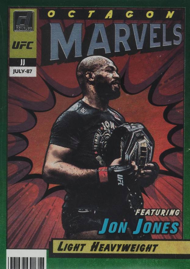 2022 Panini Donruss UFC Octagon Marvels Jon Jones #2 Other Sports Card