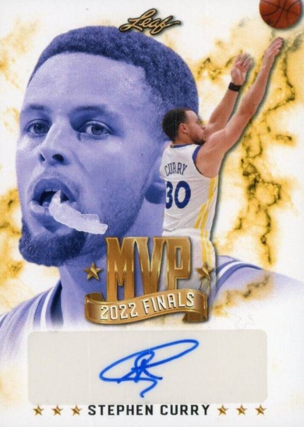 2022 Leaf MVP Finals Stephen Curry #MVPSC Basketball Card