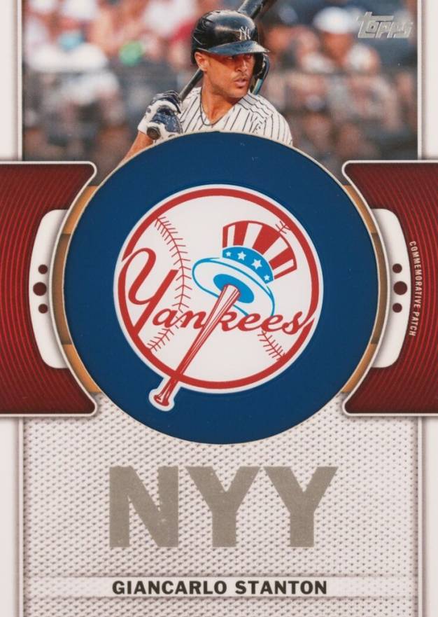 2023 Topps Team Logo Commemorative Patch Giancarlo Stanton #TLPGS Baseball Card