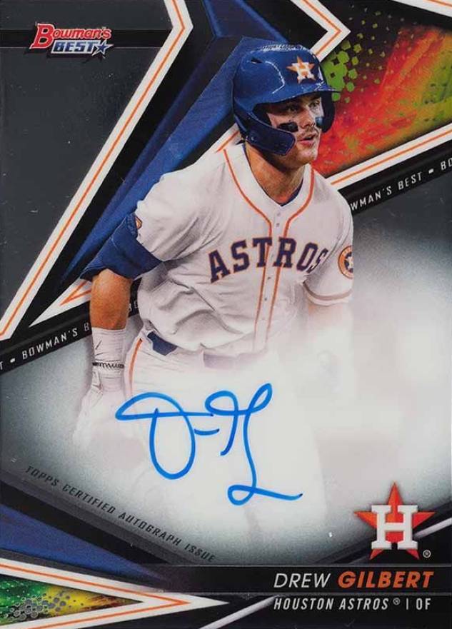 2022 Bowman's Best Best of 2022 Autographs Drew Gilbert #B22DGI Baseball Card