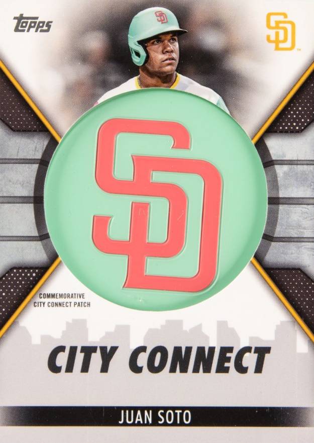 2023 Topps City Connect Commemorative Patch Juan Soto #CCJS Baseball Card