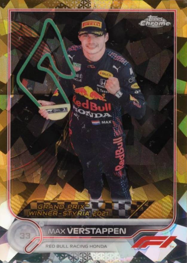 2022 Topps Chrome Formula 1 Sapphire Edition Max Verstappen #158 Other Sports Card