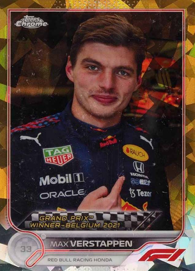 2022 Topps Chrome Formula 1 Sapphire Edition Max Verstappen #162 Other Sports Card