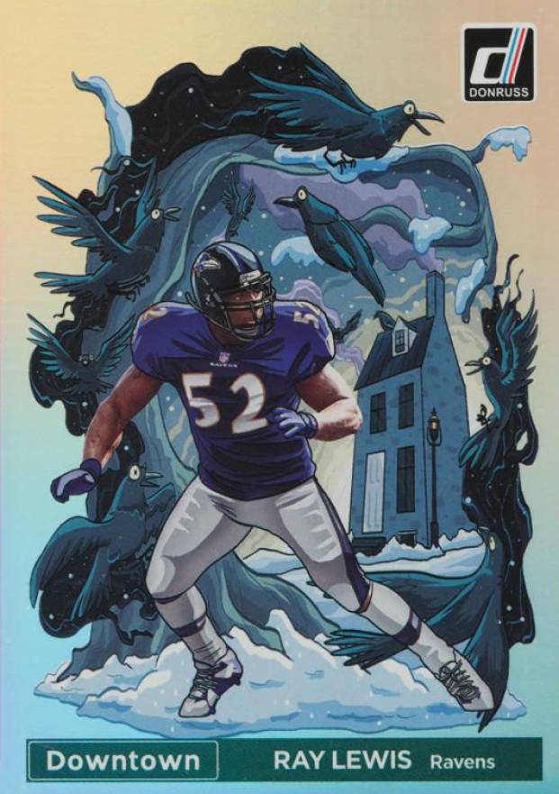 2022 Panini Donruss Downtown Ray Lewis #DTRL Football Card