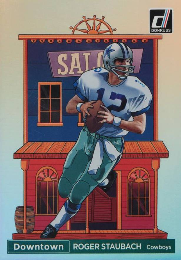 2022 Panini Donruss Downtown Roger Staubach #DTRS Football Card