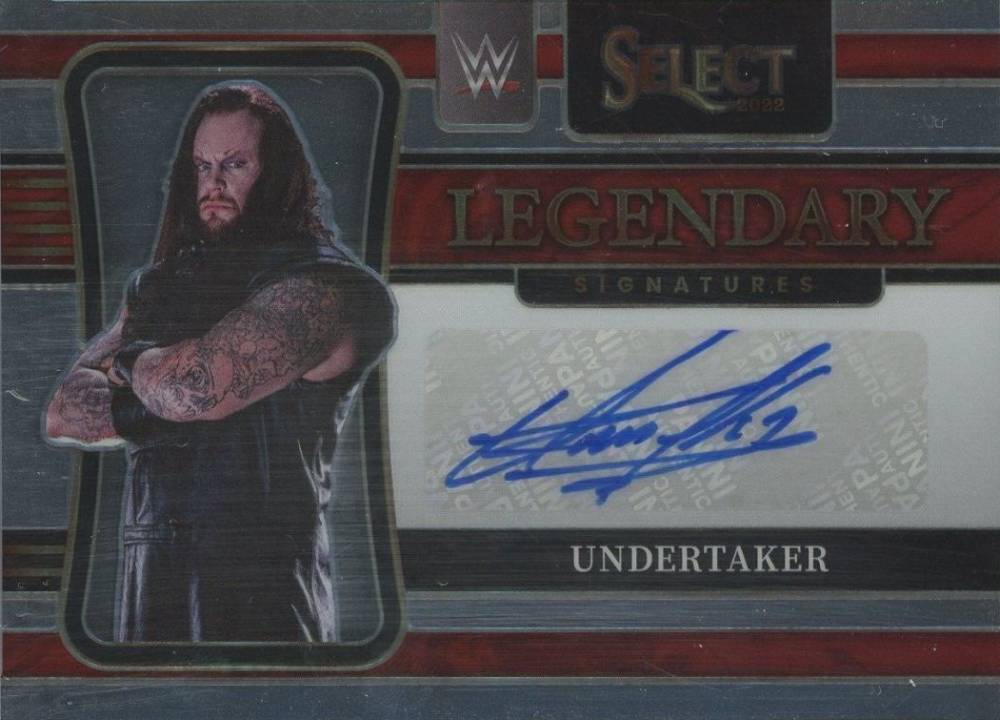 2022 Panini Select WWE Legendary Signatures Undertaker #LSUND Other Sports Card