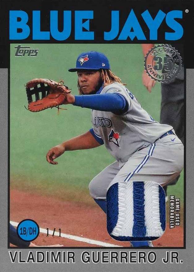 2021 Topps 1986 Topps Baseball Relics Vladimir Guerrero Jr. #VG Baseball Card