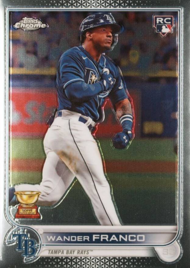 2022 Topps Chrome Sonic Wander Franco #35 Baseball Card