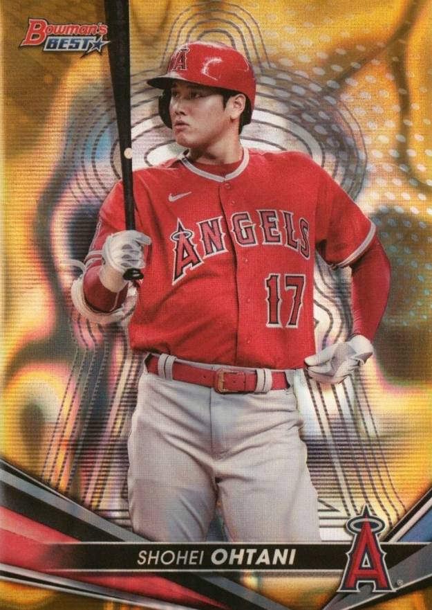 2022 Bowman's Best Shohei Ohtani #25 Baseball Card