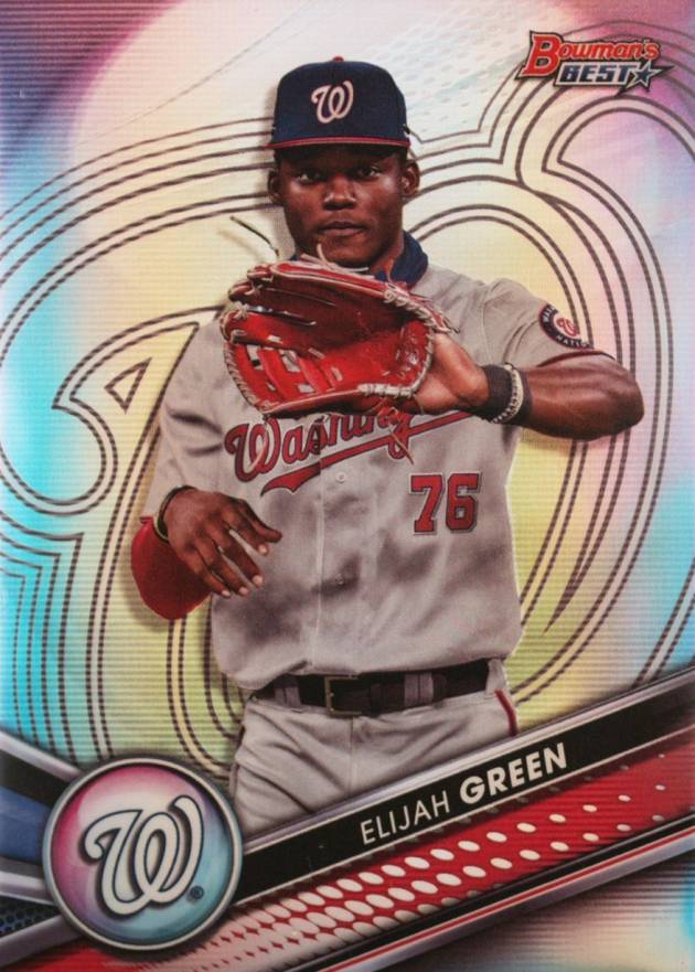 2022 Bowman's Best Top Prospects Elijah Green #TP29 Baseball Card