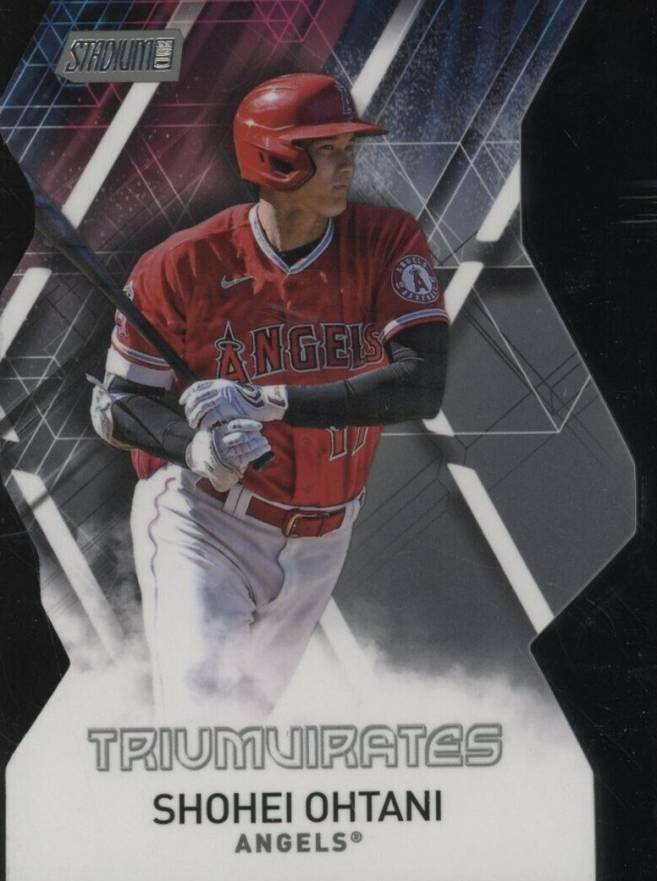 2021 Topps Stadium Club Triumvirates Shohei Ohtani #T13 Baseball Card