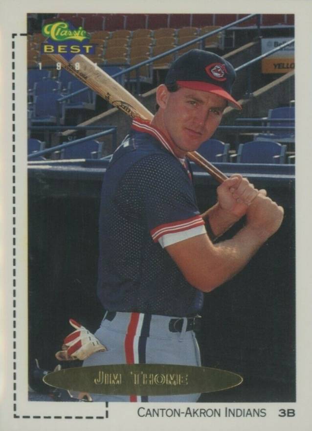 1991 Classic Best Gold Bonus Jim Thome #9 Baseball Card