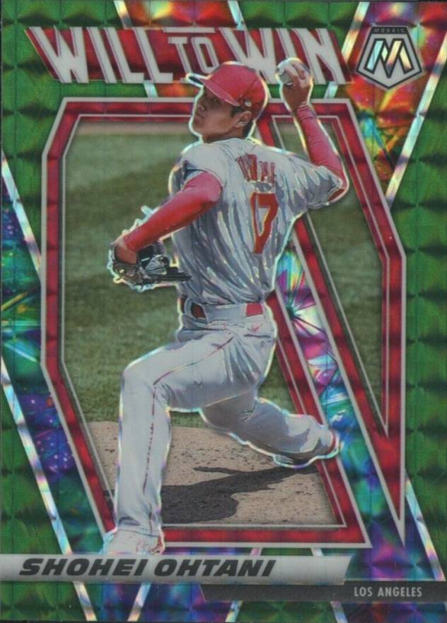 2021 Panini Mosaic Will to Win Shohei Ohtani #WTW8 Baseball Card