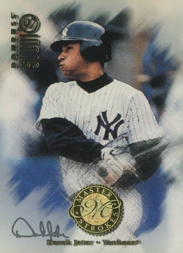 1997 Studio Master Strokes Derek Jeter #1 Baseball Card