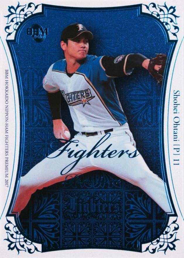 2017 BBM Hokkaido Nippon Ham Fighters Premium Shohei Ohtani #2 Baseball Card