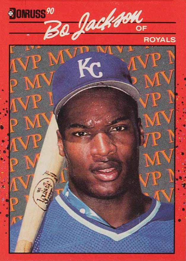 1990 Donruss MVP Bo Jackson #BC-1 Baseball Card