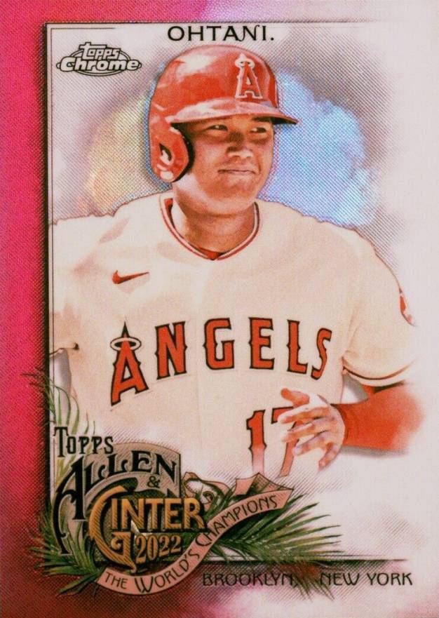 2022 Topps Allen & Ginter Chrome Shohei Ohtani #58 Baseball Card