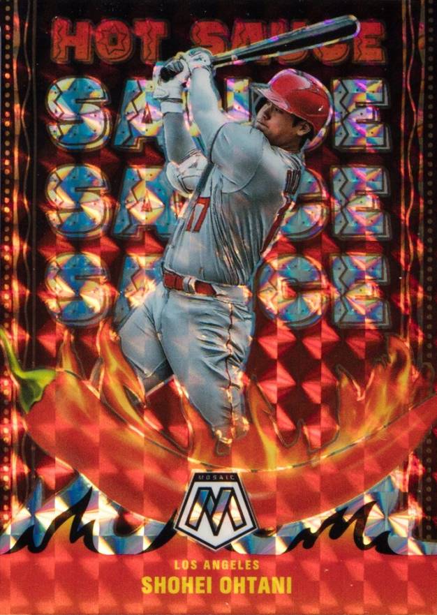 2022 Panini Mosaic Hot Sauce Shohei Ohtani #HS6 Baseball Card