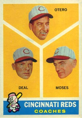 1960 Topps Reds Coaches #459 Baseball Card