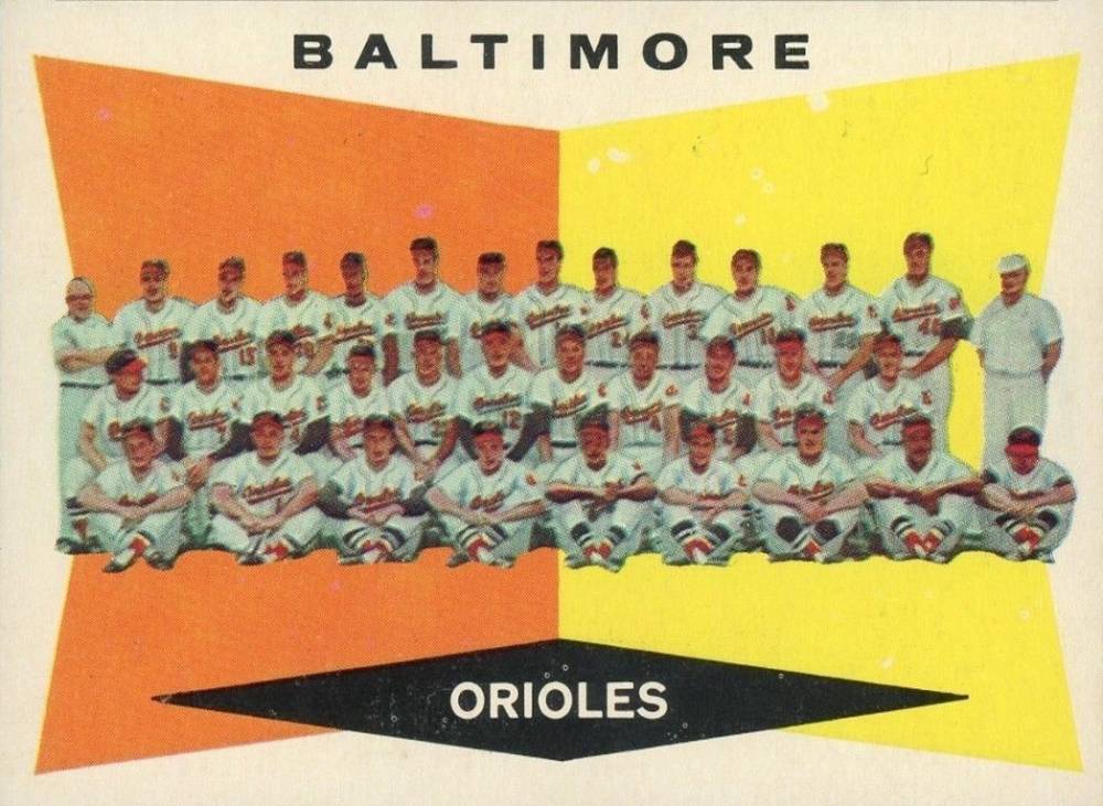 1960 Topps Baltimore Orioles Team #494 Baseball Card