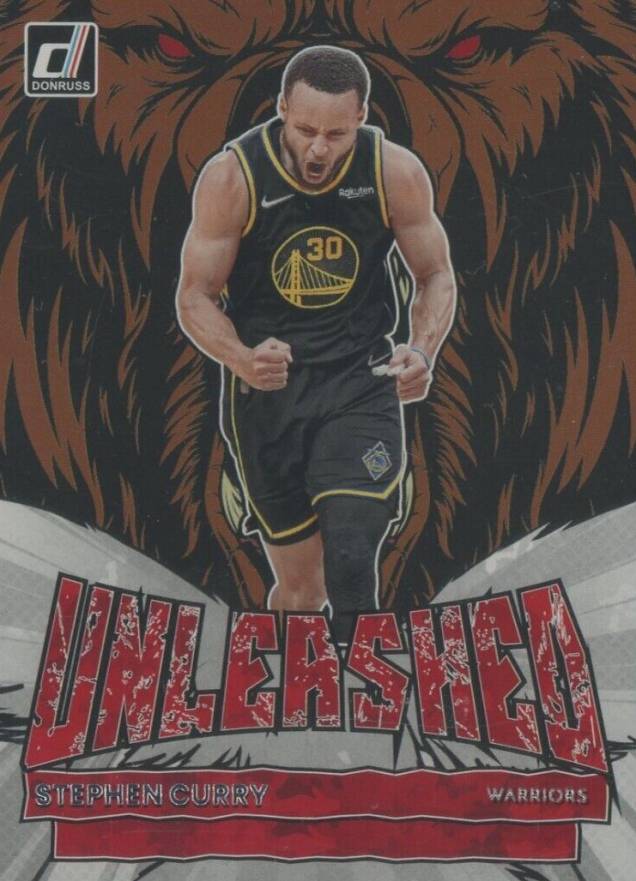 2022 Panini Donruss Unleashed Stephen Curry #4 Basketball Card