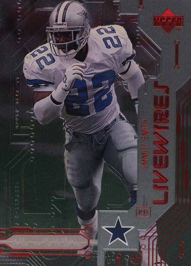 1999 Upper Deck Livewires Emmitt Smith #L3 Football Card