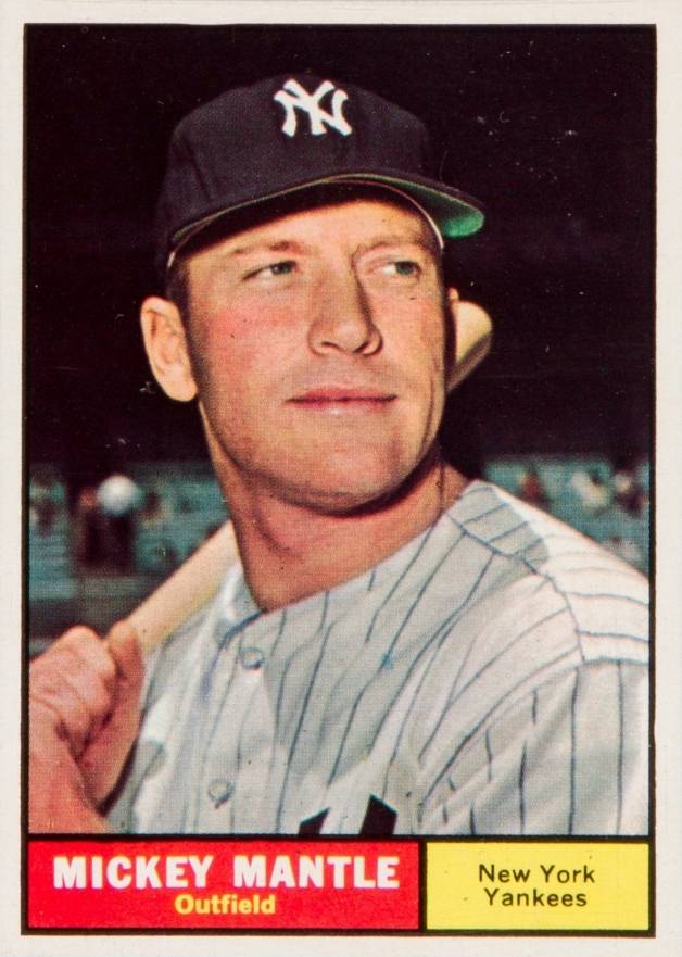 1961 Topps Mickey Mantle #300 Baseball Card