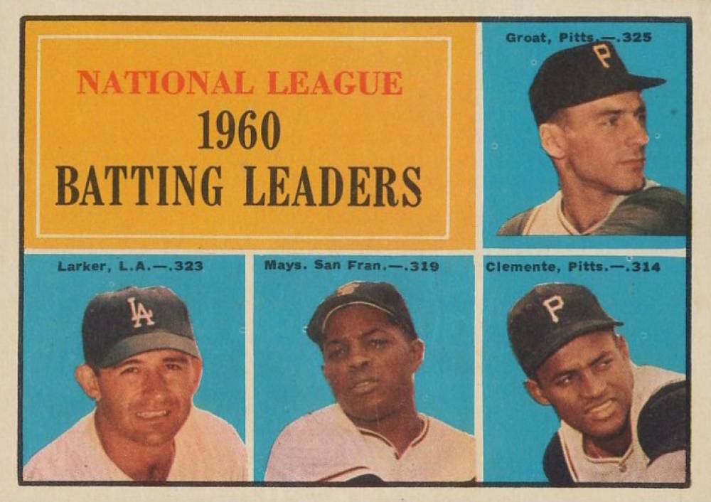 1961 Topps N.L. Batting Leaders #41 Baseball Card