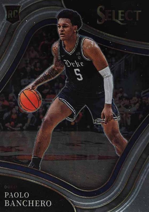 2022 Panini Chronicles Draft Picks Select Paolo Banchero #3 Basketball Card