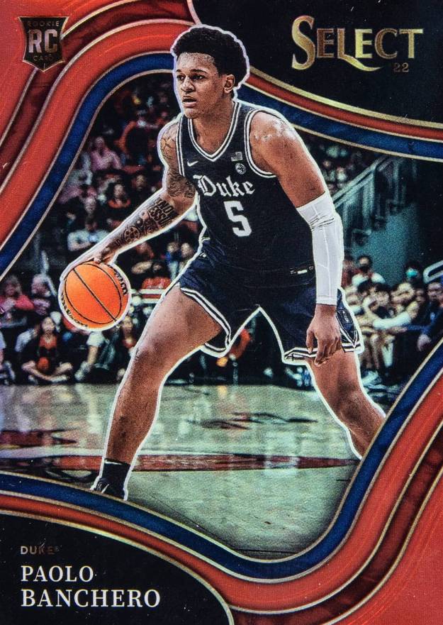 2022 Panini Chronicles Draft Picks Select Paolo Banchero #3 Basketball Card