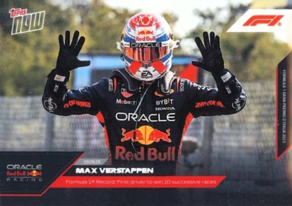 2023 Topps Now Formula 1 Max Verstappen #43 Other Sports Card