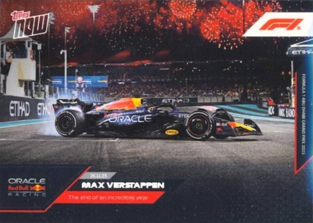 2023 Topps Now Formula 1 Max Verstappen #71 Other Sports Card