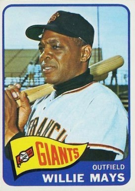 1965 O-Pee-Chee Willie Mays #250 Baseball Card