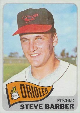 1965 Topps Steve Barber #113 Baseball Card