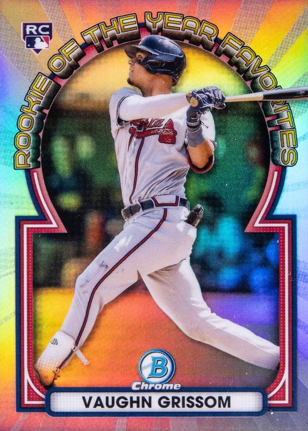 2023 Bowman Rookie of the Year Favorites Vaughn Grissom #ROYF8 Baseball Card