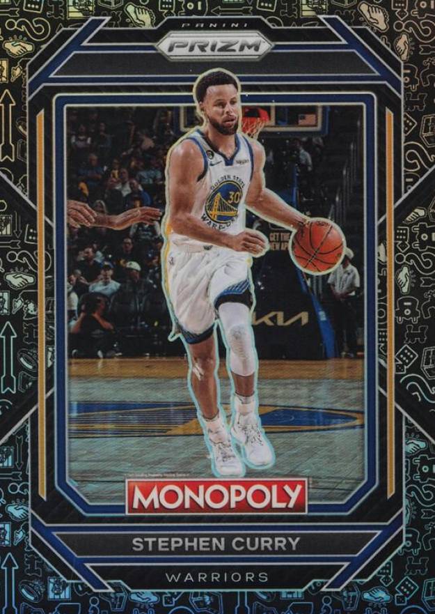 2022 Panini Prizm Monopoly Stephen Curry #28 Basketball Card