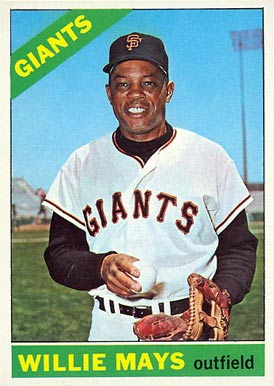 1966 Topps Willie Mays #1 Baseball Card