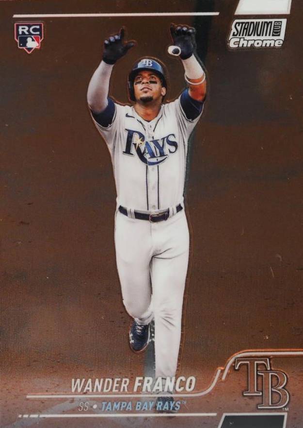 2022 Topps Stadium Club Chrome Wander Franco #100 Baseball Card