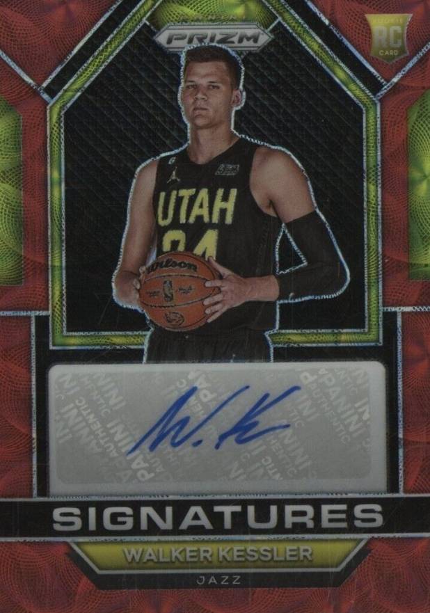 2022 Panini Prizm Rookie Signatures Walker Kessler #RSIWLK Basketball Card