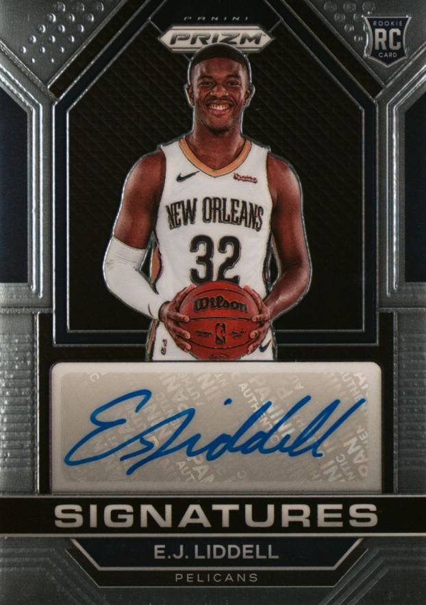 2022 Panini Prizm Rookie Signatures EJ Liddell #RSIEJL Basketball Card